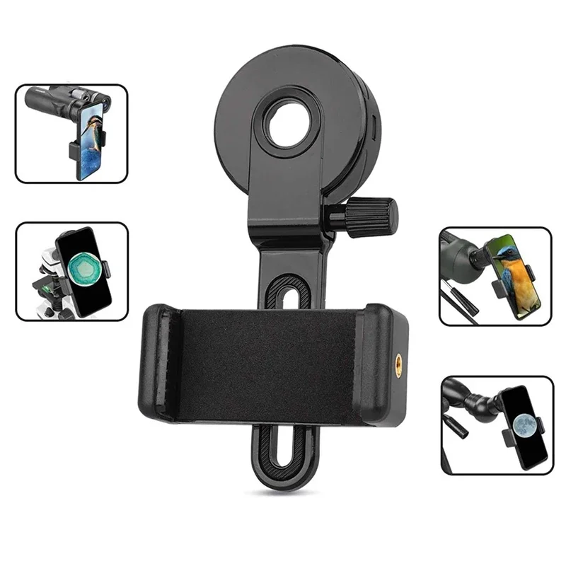 

Upgrade Universal Fast Phone Holder Monocular Telescope Binocular Powerful Spotting Scope Outdoor Cell Adapter Camera Video Clip