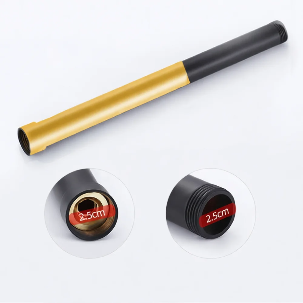 Adjustable Shower Extension Tube Universal Riser Rail Pipe Bathroom Bath Accessory Replacement Part For Showerhead