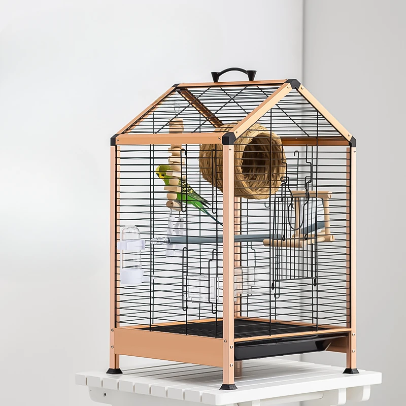 

Large Cage Bird Feeder Rabbit Hamster Outdoor Aviary Acrylic Parrot Transfer Bag Accessories Canary Jaulas Para Pajaros Bath Hut