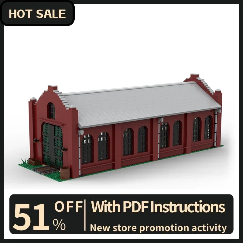 New 8611Pcs City Hot Selling Street View Moc Modular Engine House Model Custom Puzzles Diy Creative Ideas Toys Birthday Gifts