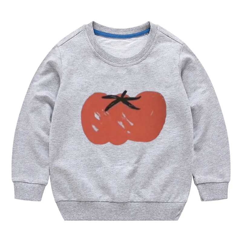 2024 Autumn girls Sweatshirts Cotton boys Hoodies Casual Cartoon Printting Shirts Baby Boy Clothing 2-7 Years Children Tops