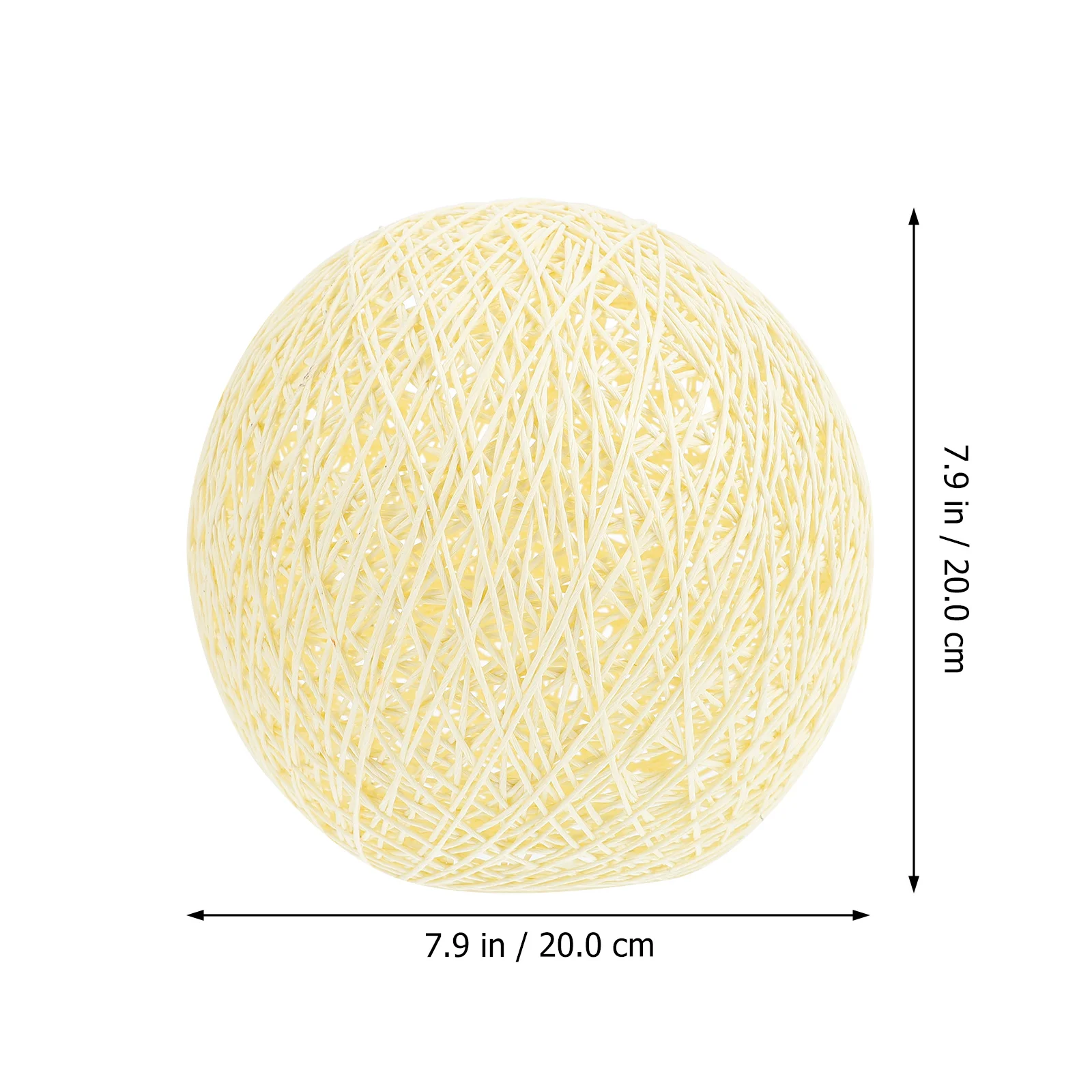 

1Pcs Hanging Lampshade Ball Shape Decorative Ceiling Lamp Cover Woven Light Shield Warm Atmosphere Home Lighting Accessory