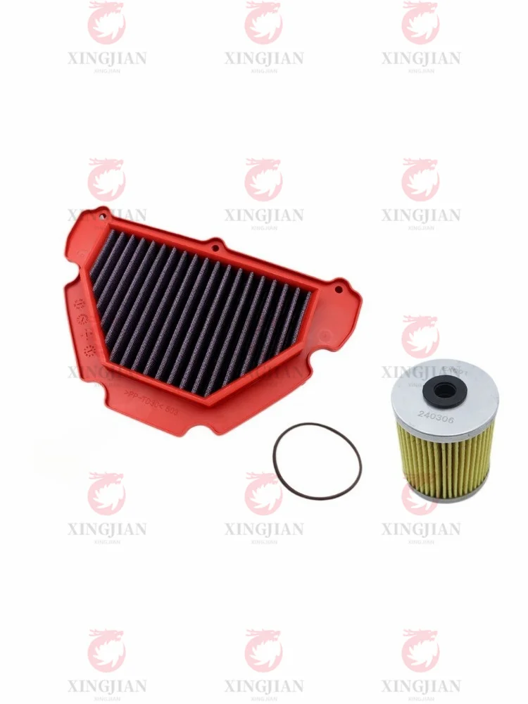 Filtro de óleo do filtro de ar da motocicleta para kove ZF400GS-A 450rr 450r acessórios de modificação do limpador de admissão do motor
