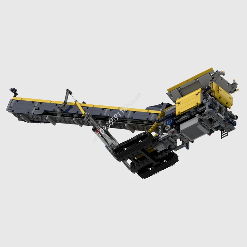1202PCS MOC Transporter Mobile Tramoggia Alimentatore Nastro trasportatore Maglia Tecnologia Modello Building Blocks Impilabili Mattoni Creativi