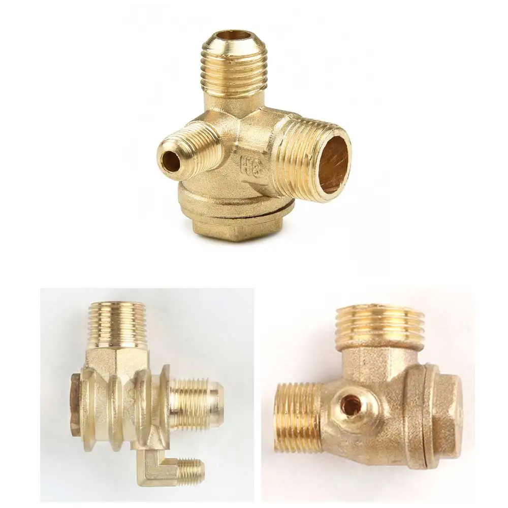 Male Thread Air Compressor Check Valve Zinc Alloy Accessories Connector For Air Compressor 20*16*10 Replacement