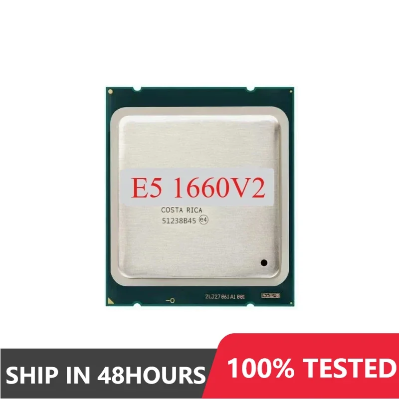 1pcs/lot perfect test E5-1660V2 CPU E5-1660 V2 3.70GHz 6-Core 15MB E5 1660V2 E5 1660 V2 LGA2011 130W CPU