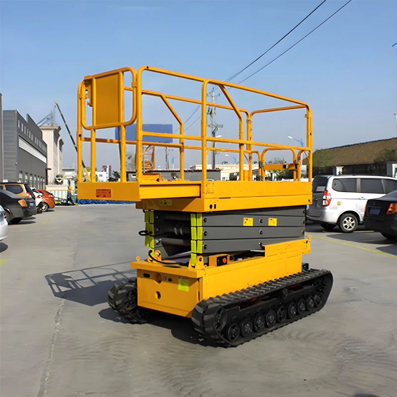 YG مقص هيدروليكي كهربائي صغير محمول منصة رفع مقطورة جوية متنقلة جديدة