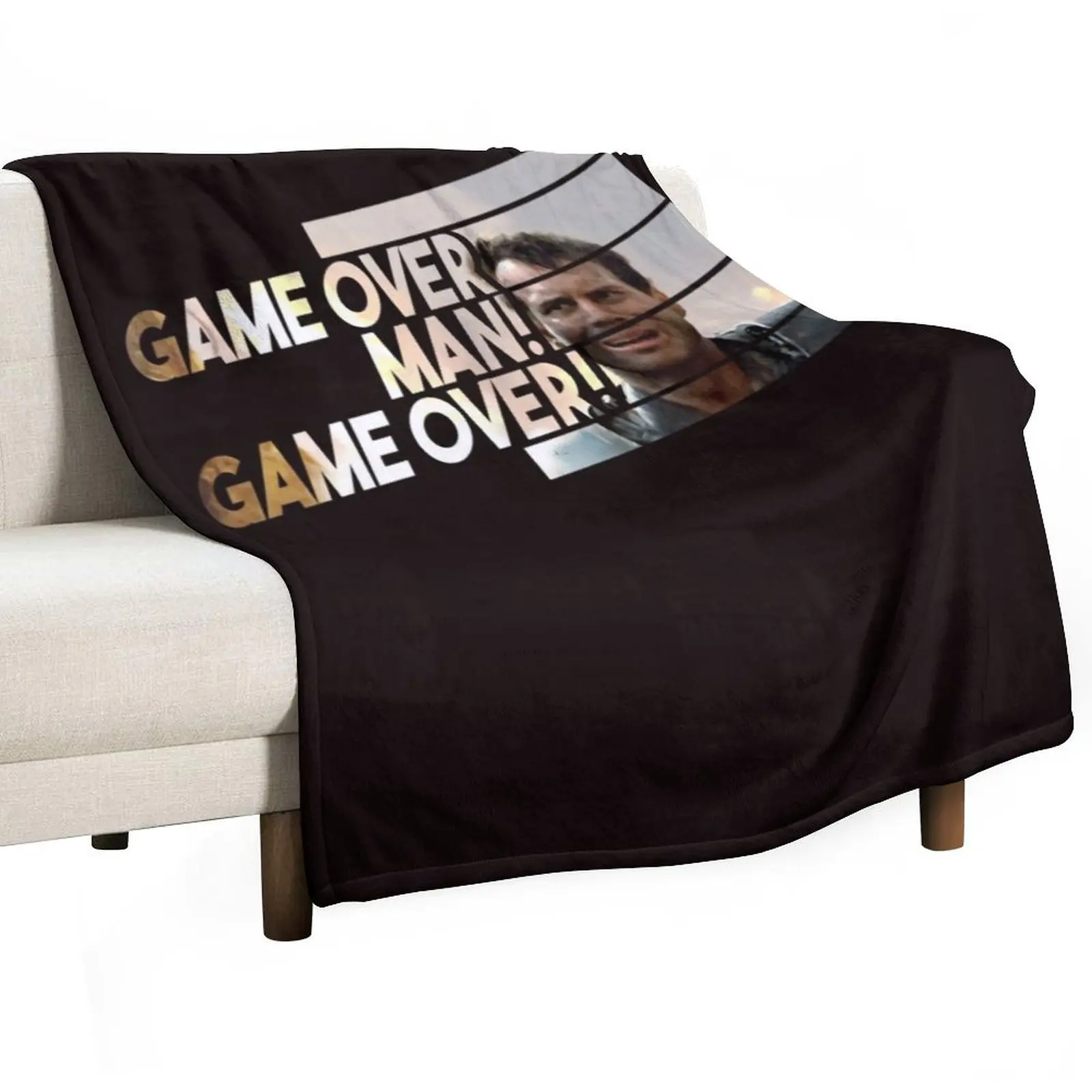 Private Hudson from Aliens Game Over Man! Game Over! Classic Throw Blanket halloween Flannels christmas gifts Blankets