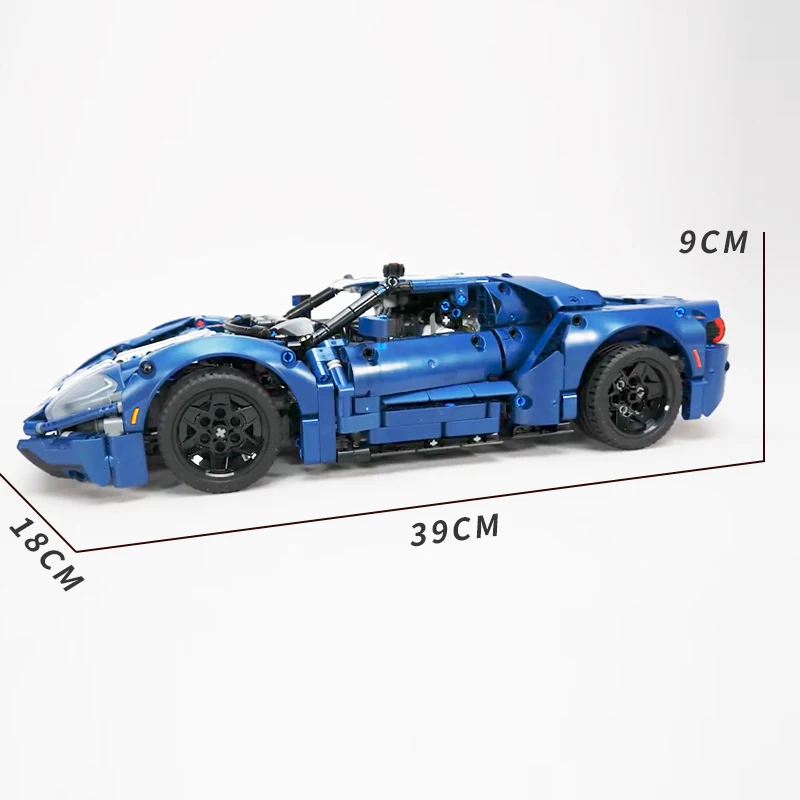 New City Technology Sportcar Super Car 1:12 GT Compatible 42154 DIY Toys Model Building Blocks Bricks Gifts for Children Boys