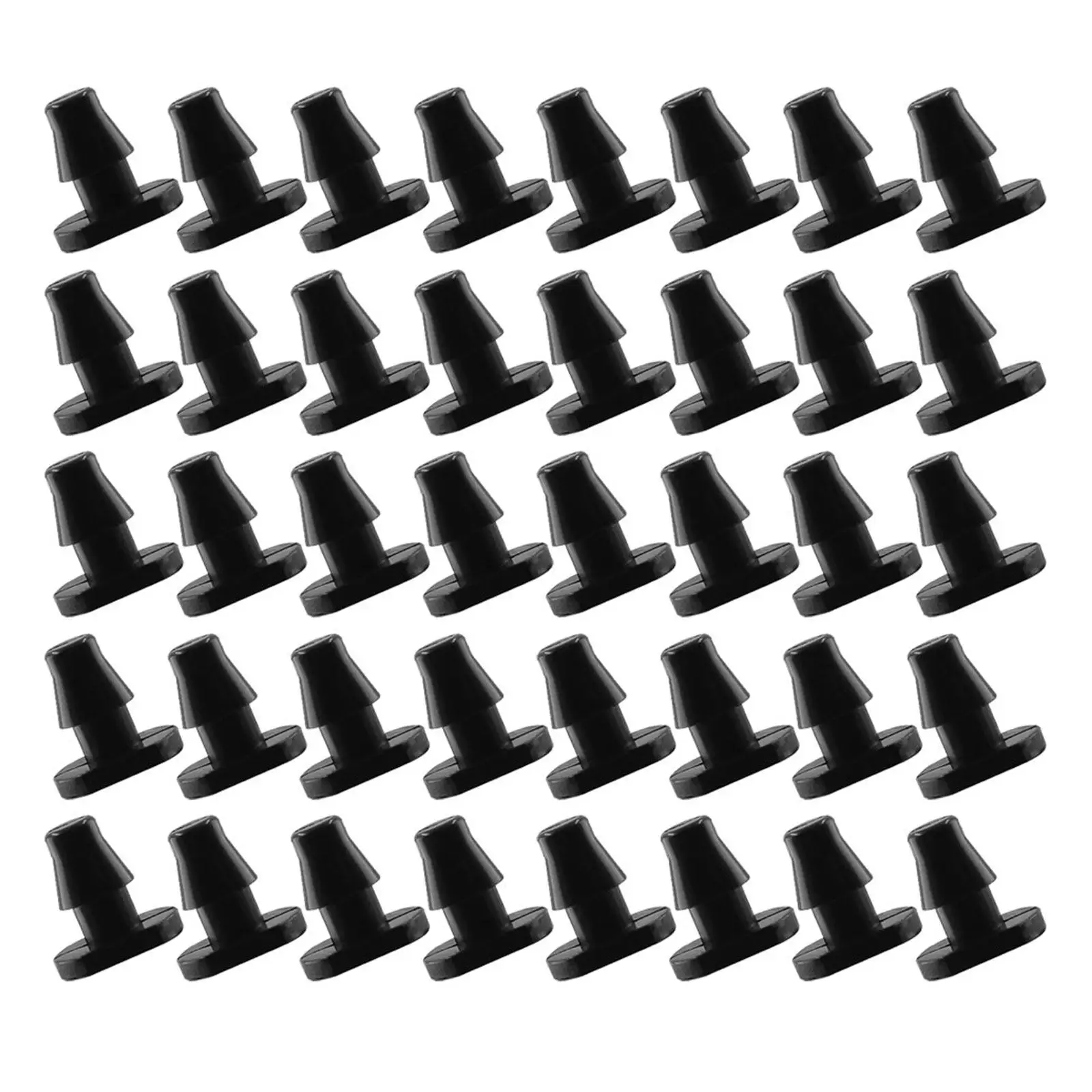 200Pcs Drip Irrigation Plugs Barbed Connectors Leakproof Tubing End Caps Garden Hose Watering Fittings Irrigation Hose End Cap