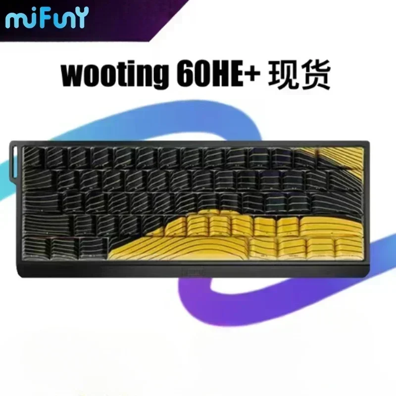 Wooting Brand New 60HE+magnetic Axis Keyboard 61 Keys Valorant CSGO ZywOo Custom Mechanical Keyboard ribbon for Esports Gaming