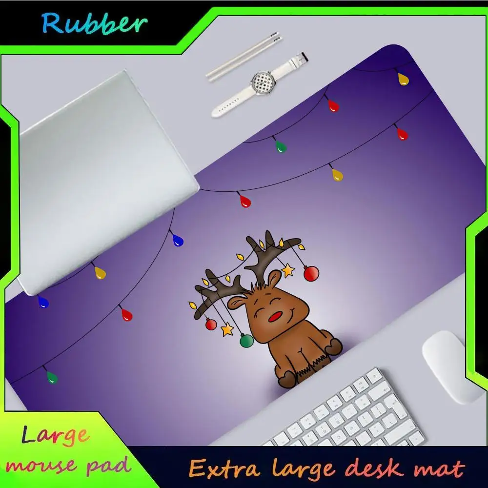 عيد الميلاد الرنة مينيسو ماوس الوسادة الساخن لعبة كبيرة مسند الماوس XL قفل حجم الحافة ل Gamee تعطي الهدايا ابنة صبي أخي صديق