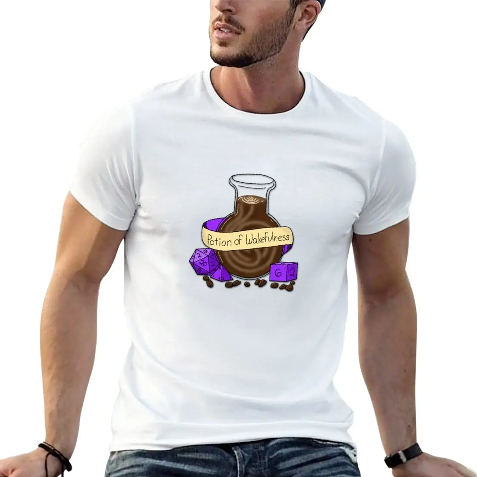 Potion of Wakefulness T-Shirt Short t-shirt graphics t shirt vintage t shirt Men's t-shirt