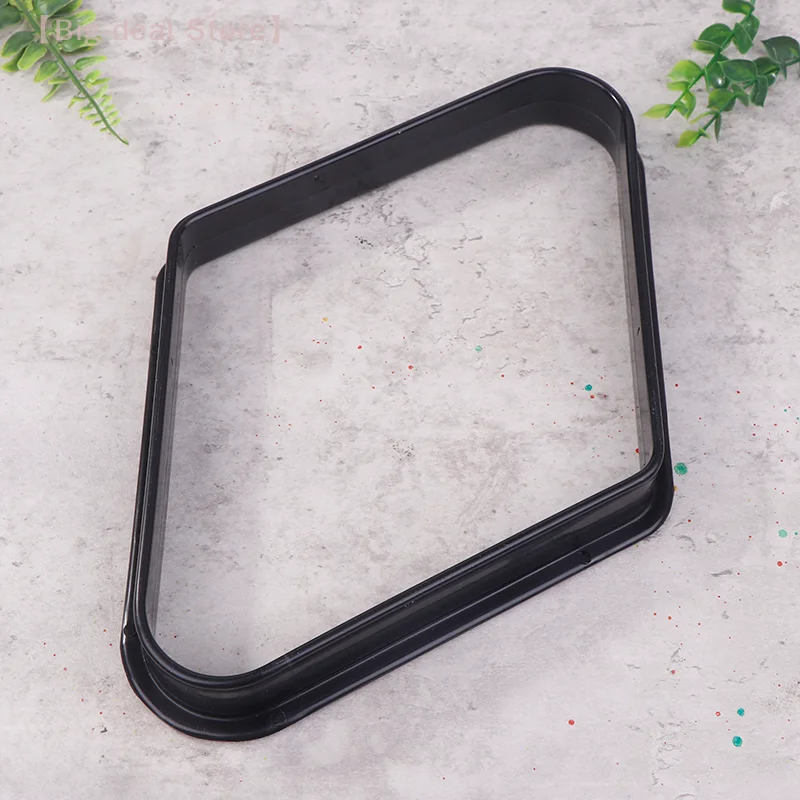 Picture 5: 【M】Reusable 9-Ball Pool Rack, Durable Plastic Triangle Frame for Pool Table Ball Organization, Billiard Accessory for Black 8