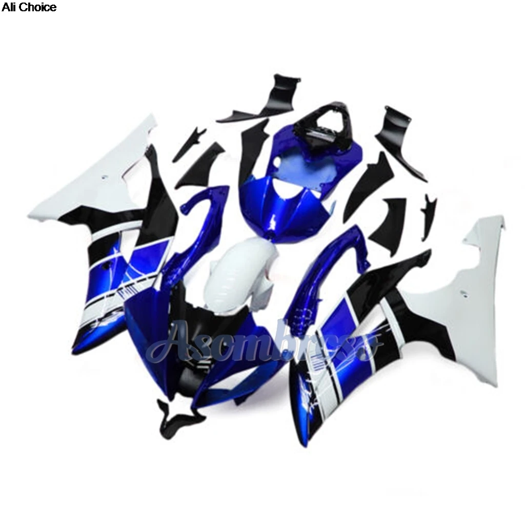 Kit carenatura a iniezione ABS per YZFR6 2008 2009 2010 2013 2015 2016 yzf-r6 08-16, carrozzeria moto blu bianca OEM di fabbrica
