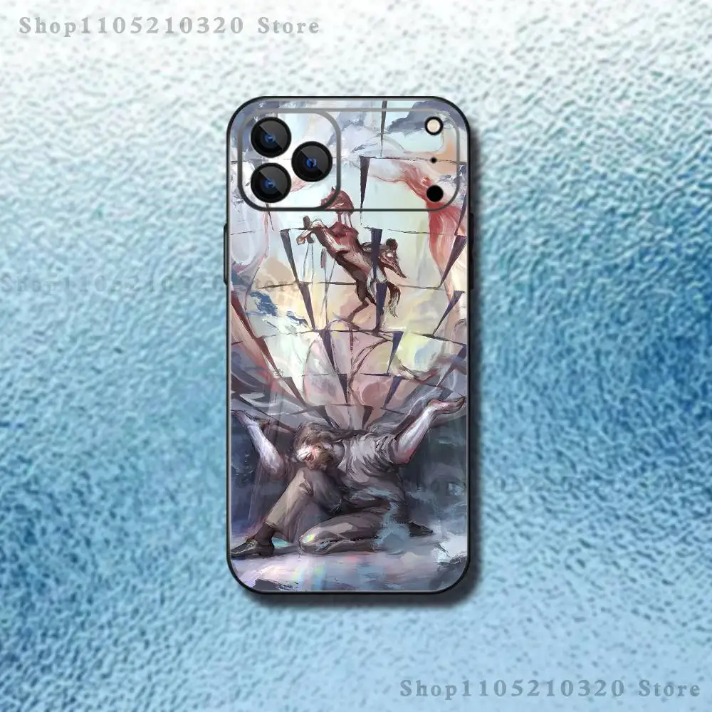 Custodia per telefono Game Disco E-Elysium per iPhone 17,16,15,14,13,12,11, Pro Max, XS, X, XR, SE, Mini, 8,7, Cover morbida in silicone nero