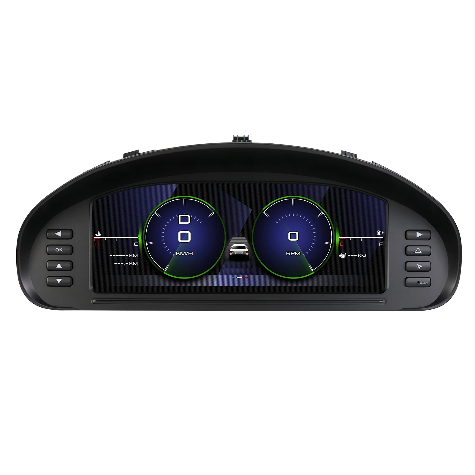 10.25inch Auto Dashboard Panel For Peugeot 407 407SW 2004-2010 Digital Cluster Instrument Display Snelheidsmeter Virtual Cockpit