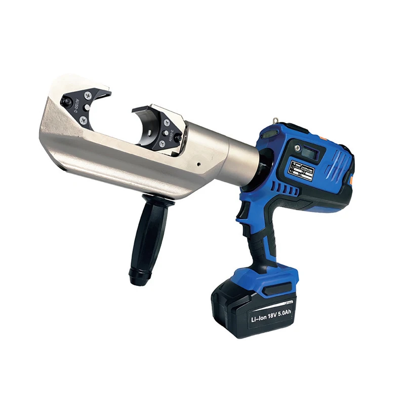 NBC-715L 15T 150KN Battery Powered Hydraulic Crimping Tool 630mm2 Cordless Electric Cable Lug Crimper Cutter Factory