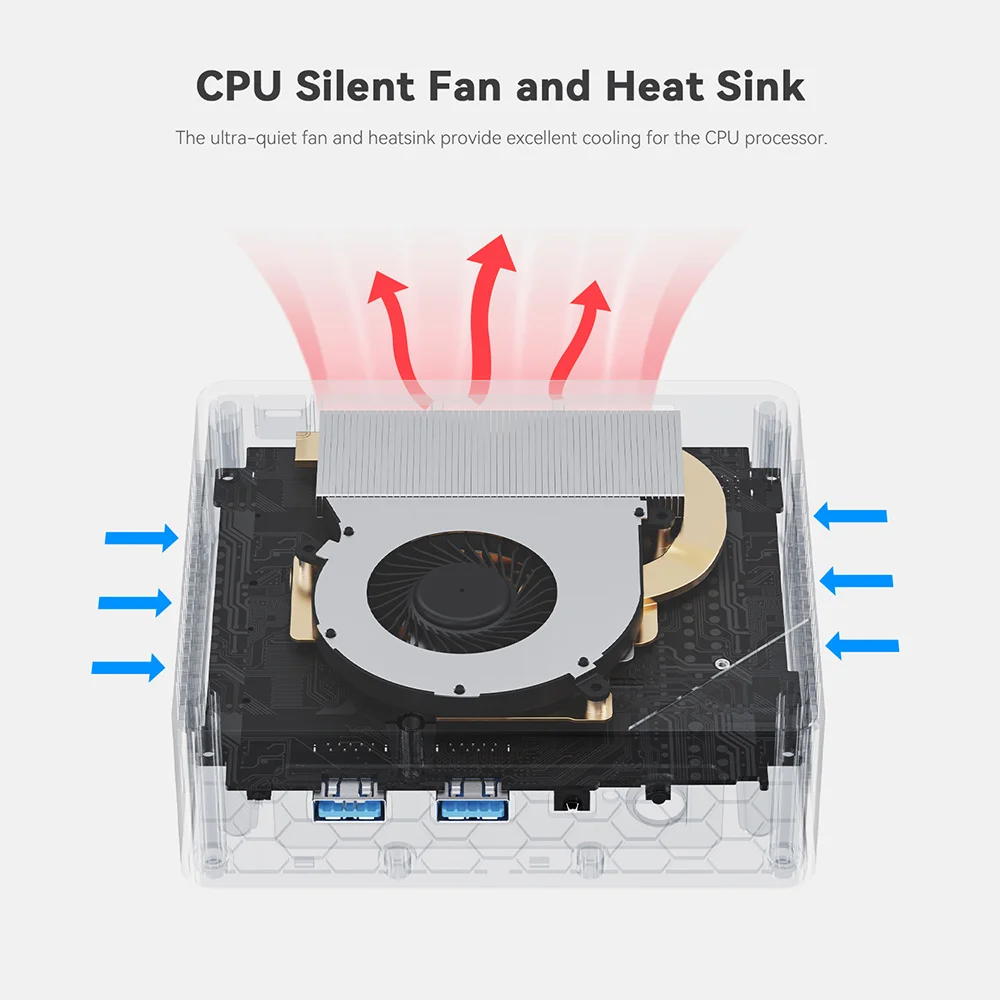 Beelink Mini S13 Intel Processor Twin Lake-N150 Mini PC 16G 500G 3200Mhz DDR4 Mini S13 Desktop Computer