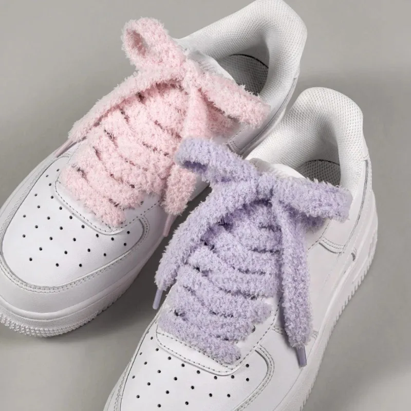 Fashion Plush Shoelaces for Sneakers & Shoes - alternate angle