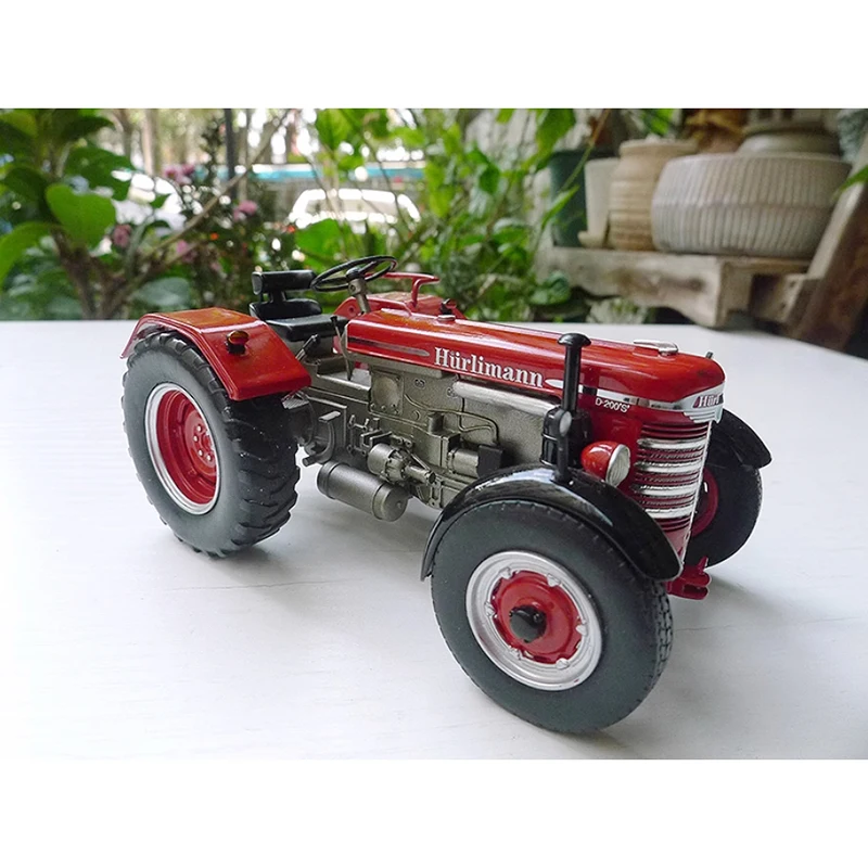 SCHUCO 1:32 مقياس D 200 S. rot جرار ألماني مزرعة سيارة الراتنج نموذج مجموعة كلاسيكية تذكارية زخرفة عرض الديكور #1