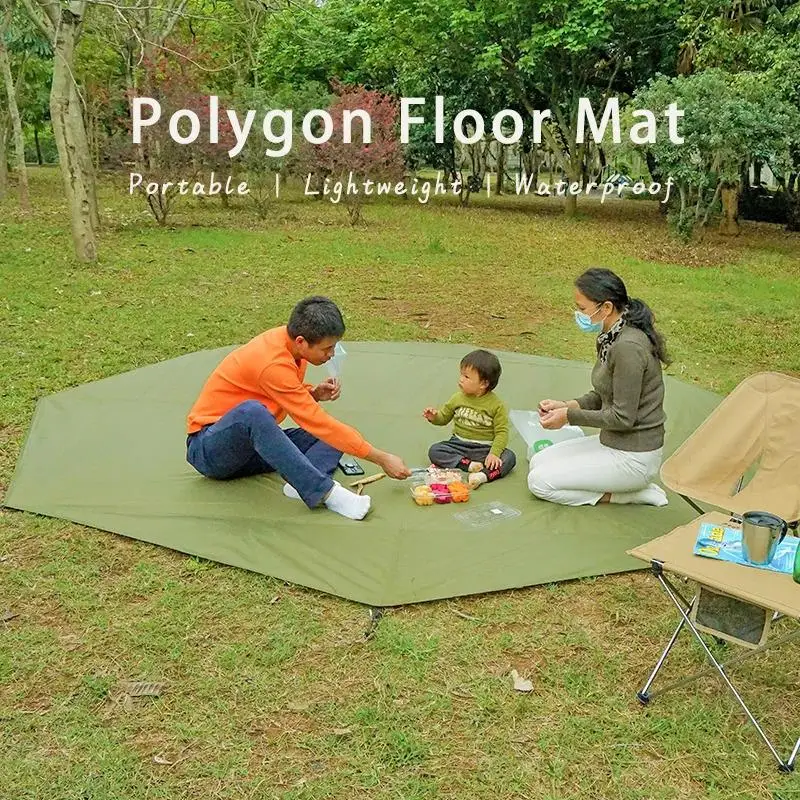 polygonal-waterproof-tarp-for-camping-outdoor-xl-oxford-ground-cloth-durable-tent-floor-picnic-mat-wear-resistant