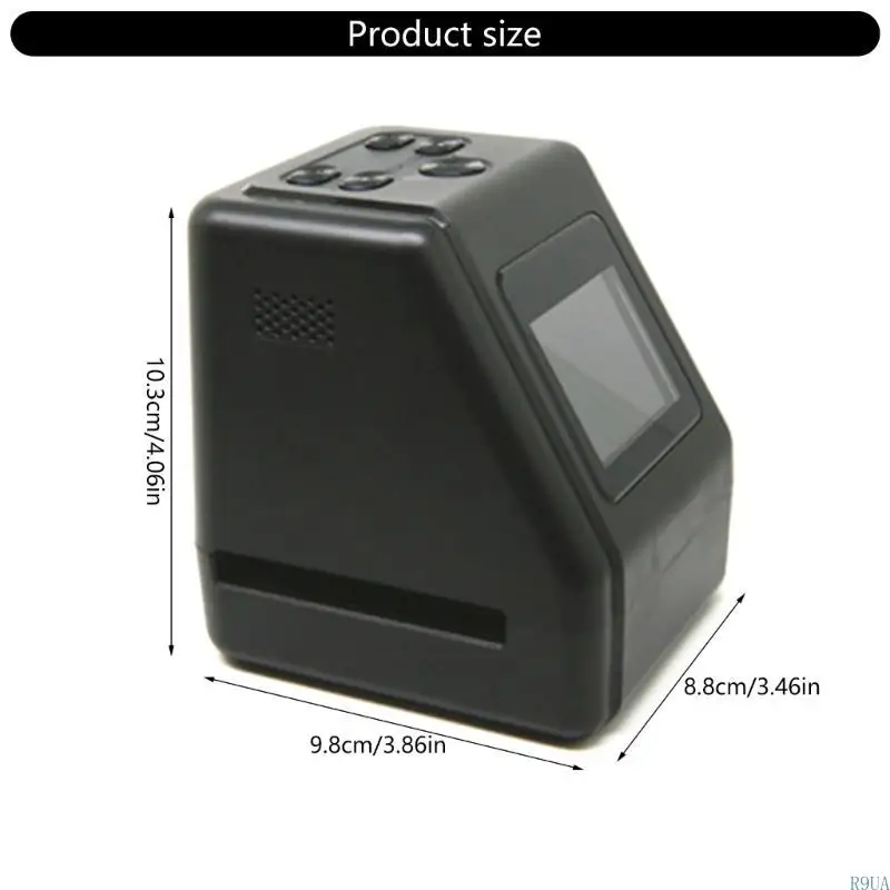 R9UA Film Slide Scanners تحويل 135/126/110 مم والأفلام/الشرائح/السلبيات عالية الدقة إلى صور JPEG الرقمية