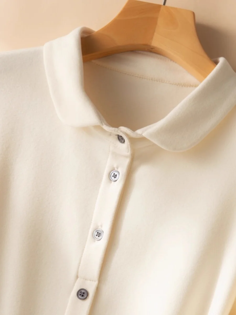 

Осень-зима женский модный воротник-база irt самонагревающийся теплый Fce Brued Ne Long Sve вязаный топ