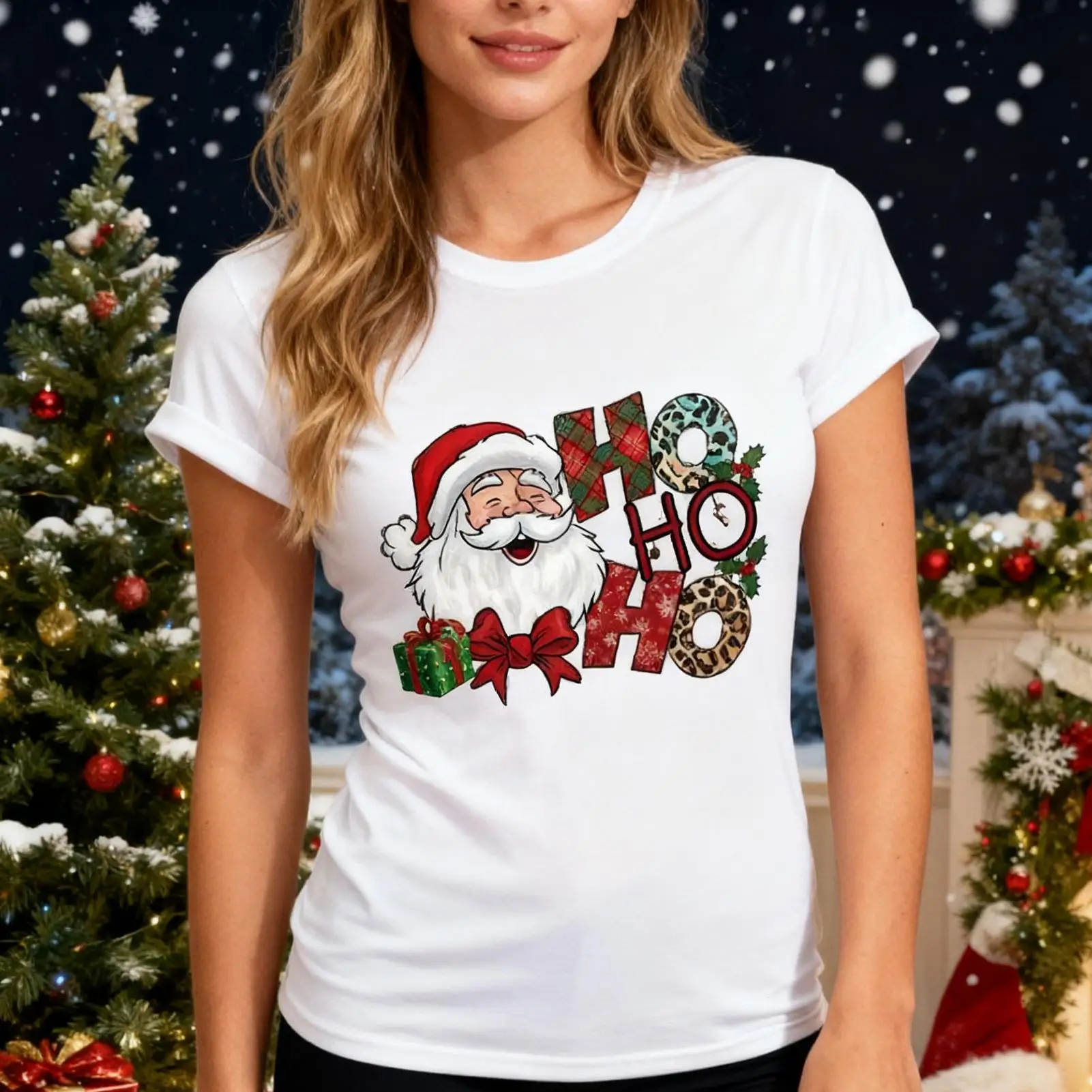 Christmas Iron On Transfers 15 Pieces Deer Tree Decals Iron On Heat Transfers T Shirts For Cloth T-Shirt Fabric Towel Winter