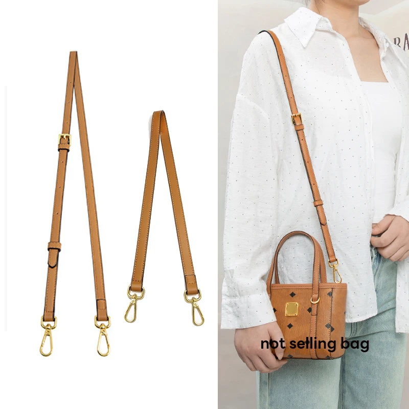 

Synthetic Leather Purse Strap Replacement Crossbody Handbag Long Adjustable Strap for MCM Mini/Small Toni Visetos