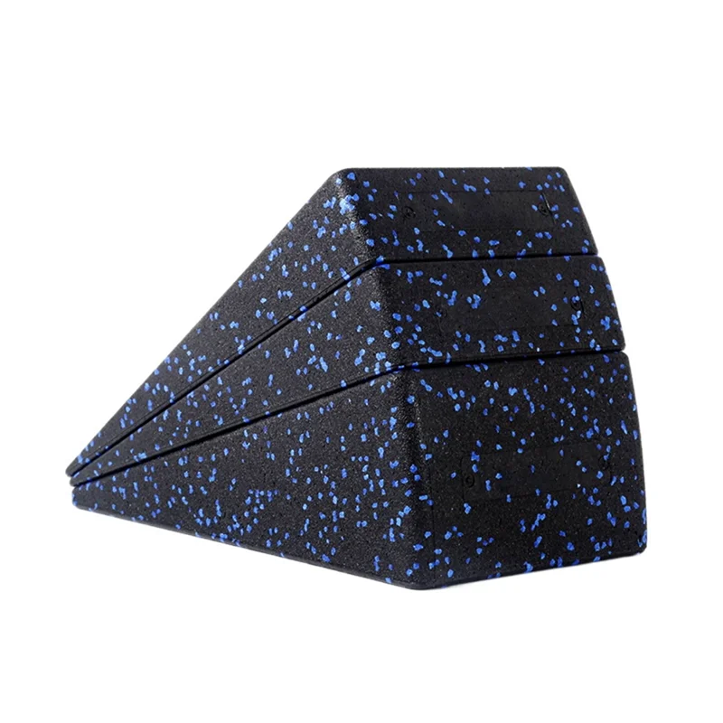 新型ホット3ピースレッグストレッチャー フットスクワットウェッジフォーム スラントボード スクワット用 ふくらはぎ上げブロック ヨガウェッジ器具 簡単使用