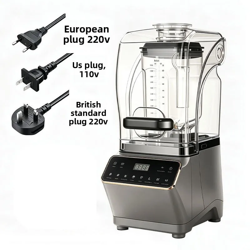 Smoothie machine Household soundproof belt cover Bass juicing wall breaker Ice crusher Smoothie machine