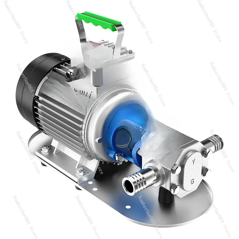 Self-Priming Stainless Steel Pumping Oil Pump, 220 V 380V Gear, High Viscosity, Engine Oil Diesel Cooking Oil Hydraulic