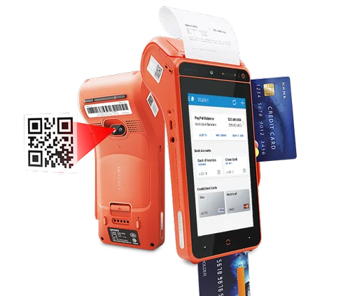 i9100 Handheld POS GPS NFC Android Handheld Touch Screen POS System Card Payment POS Machine with Printer