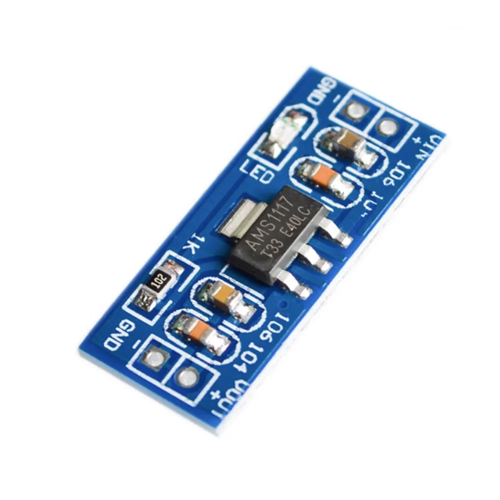 3.3V power module AMS1117 3.3V power module without welded pins New product 5V