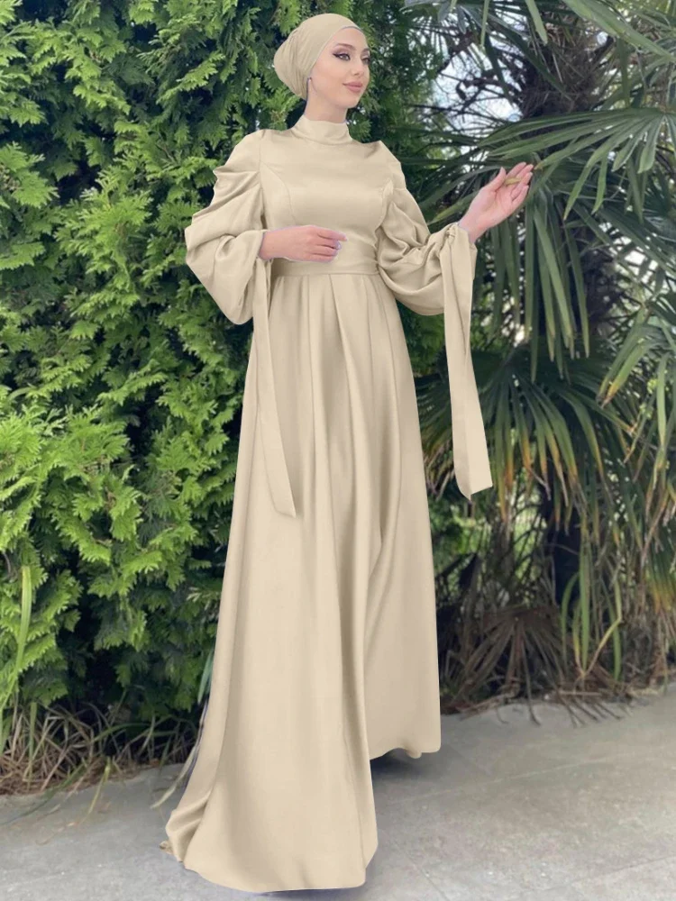 Eid Morocco Dress Women Muslim Abaya Arabic Hijab Dubai  Islam Kaftan Robe Longue Musulmane Vestidos Largos Ramadan 2025