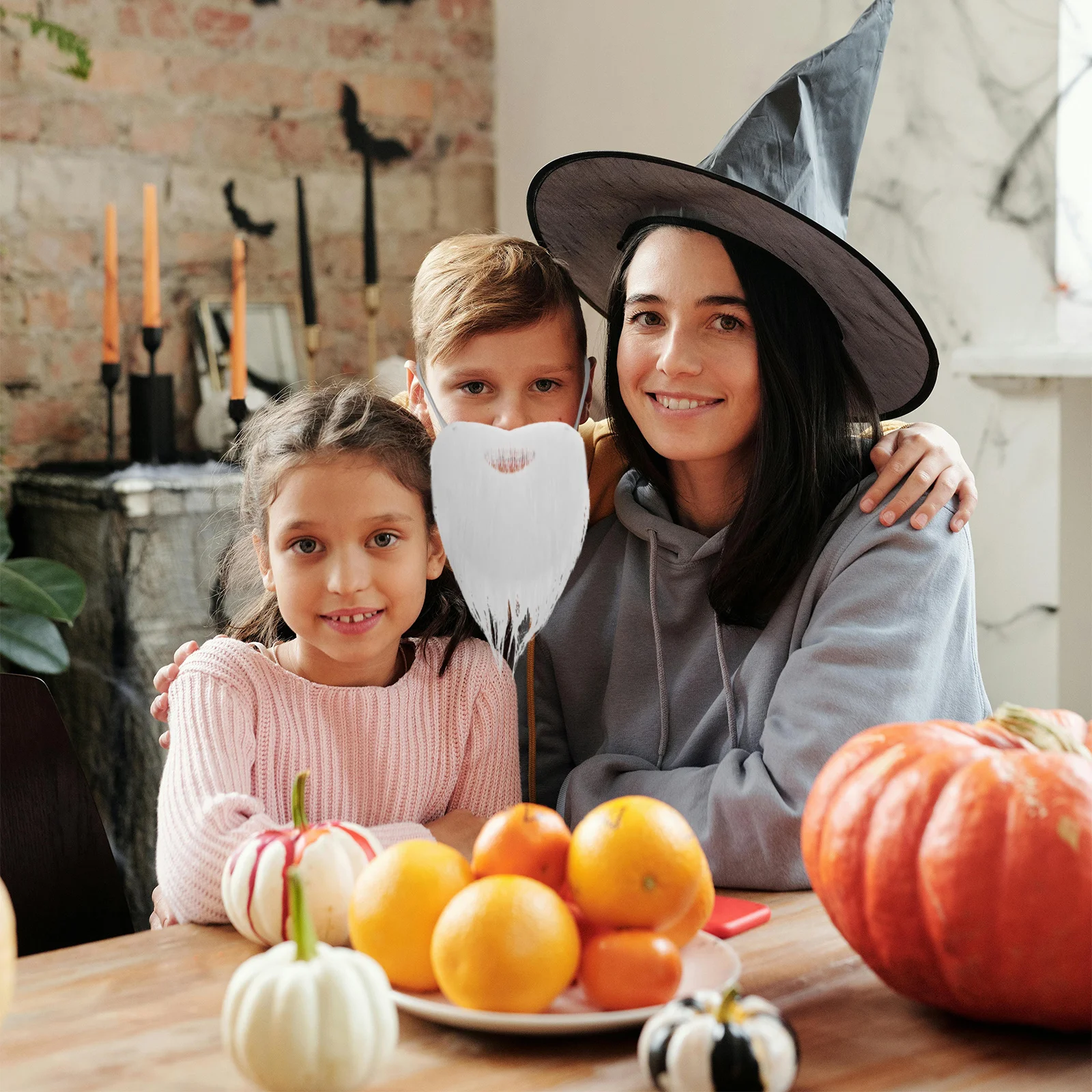 Bigote simulado, accesorio de barba falsa, barba realista para fiesta de Halloween, disfraz de Cosplay, accesorios para fotos, bigote realista