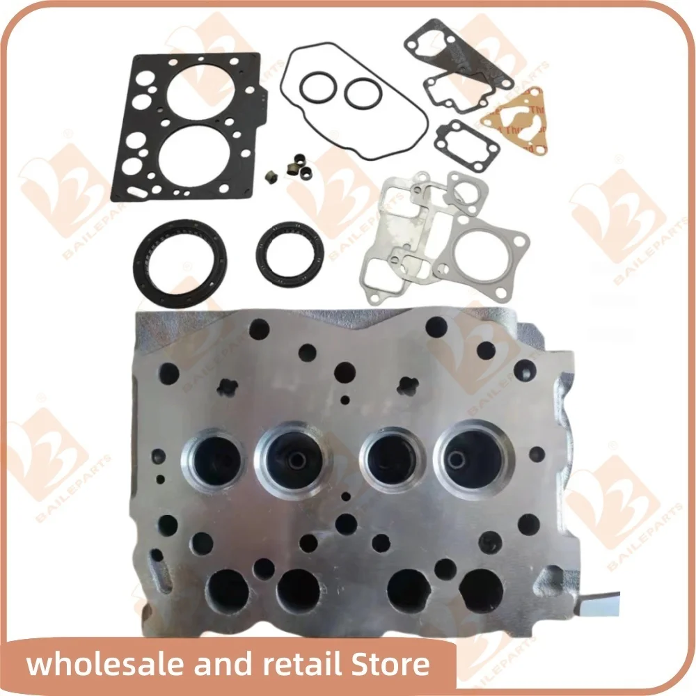 

2TNE68 Cylinder Head For Yanmar Full Gasket Kit Set Engine Overhaul Rebuild Kit Engine Spare Parts