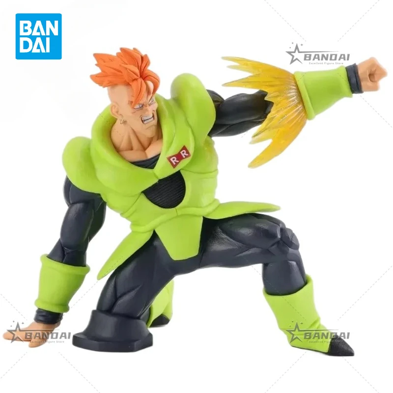 

Bandai Original Dragon Ball Z G×materia Android 16 Bandai Anime Model Toys Action Figure Collection Gift