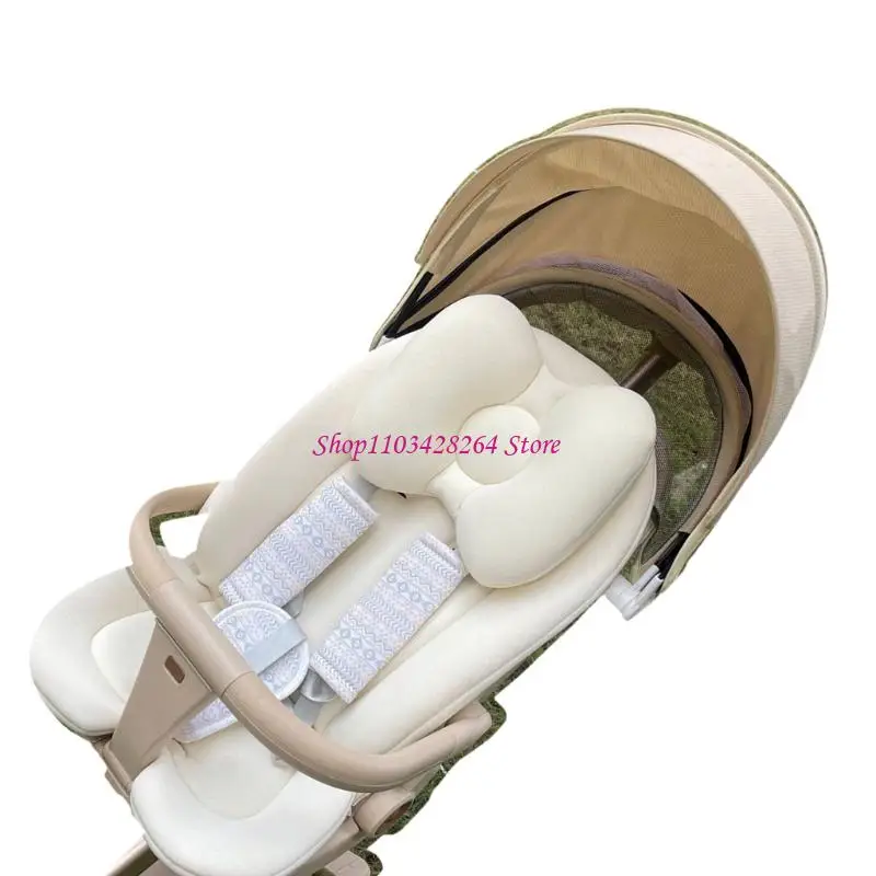 Universal Strollers Cushion Set Easy Use Cotton Padding for Most Carriages
