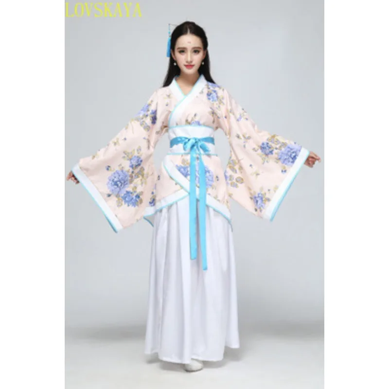 Trendy elegante Cheongsam Asian Dress Performance femminile Hanfu Costume stile cinese vestiti cappotto gonna vestiti antichi