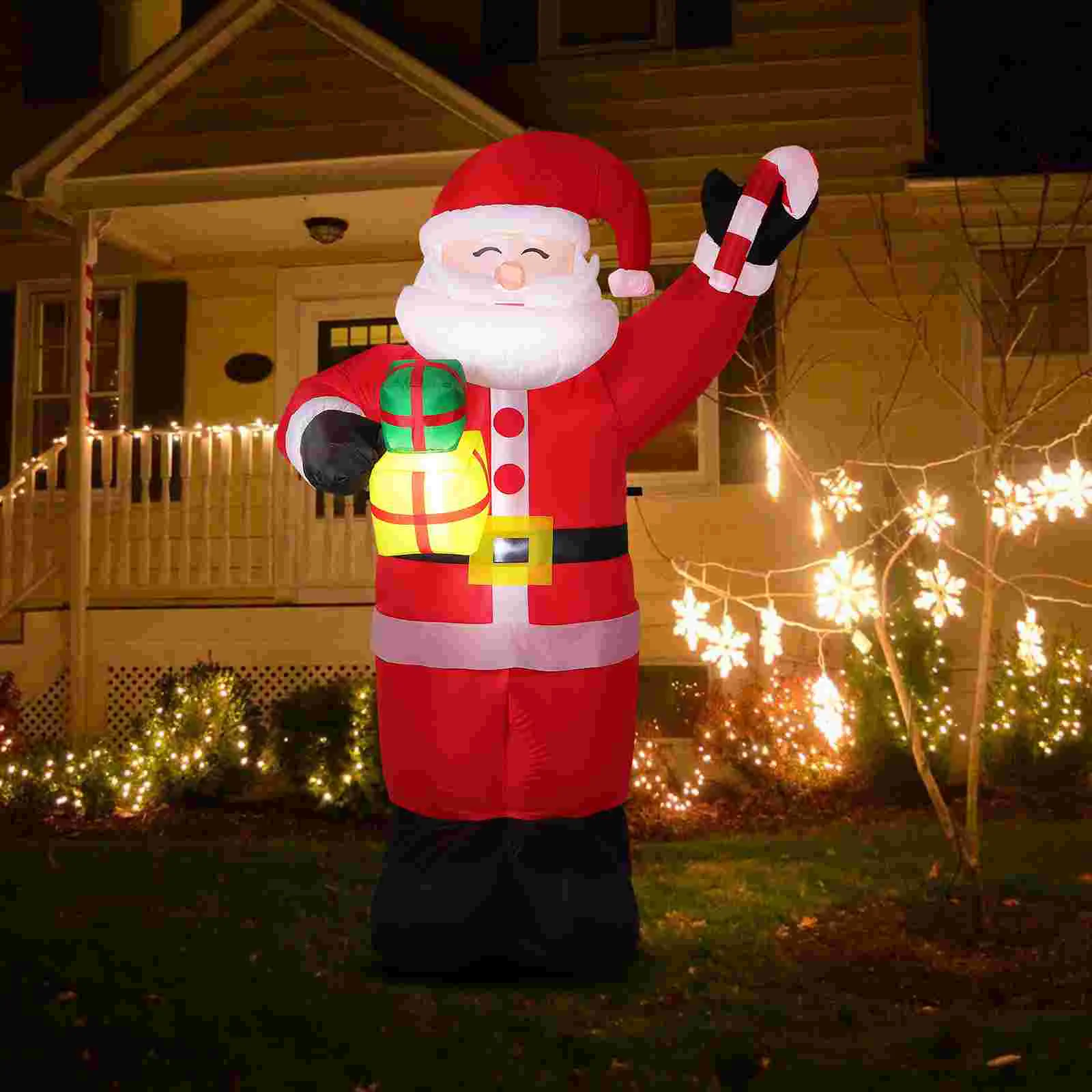 Inflatable Santa Claus Outdoor Decorations Christmas Lawn Party Elder Ornaments