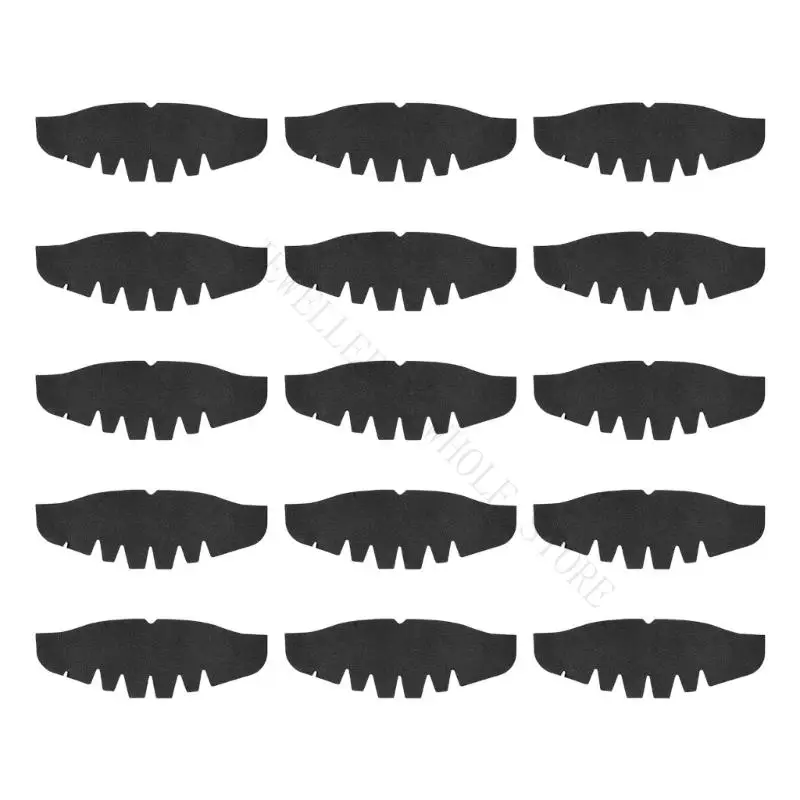 R7UF 15pcs Forehead Protector Hat Insert Pad For Baseball Hat Sport Hat Accessory
