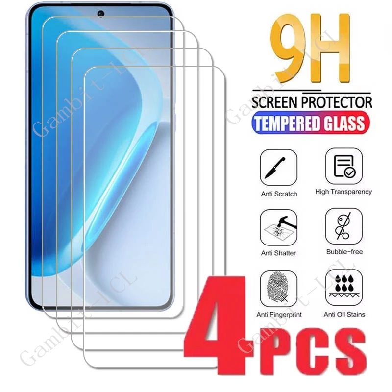 

4PCS Tempered Glass For Vivo iQOO Neo 11 Protective Film ON VivoiQOONeo11 iQOONeo11 Neo11 6.82" Screen Protector Cover