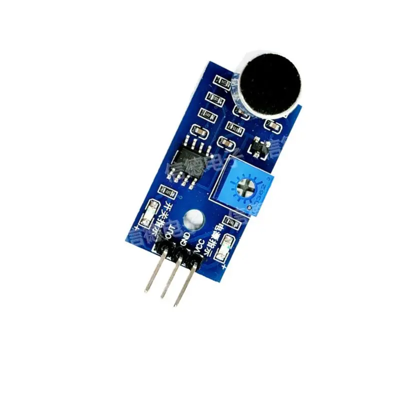 10Pcs Sound Sensor Detection Module Microphone Voice Controlled Whistle Switch for Electronic Projects