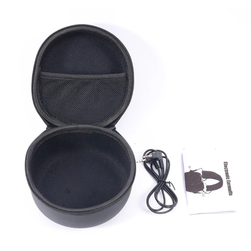 Earmuff Storage Headphone Case for Shooting Hunting Hearing Protective Waterproof Carrying Travel Bag