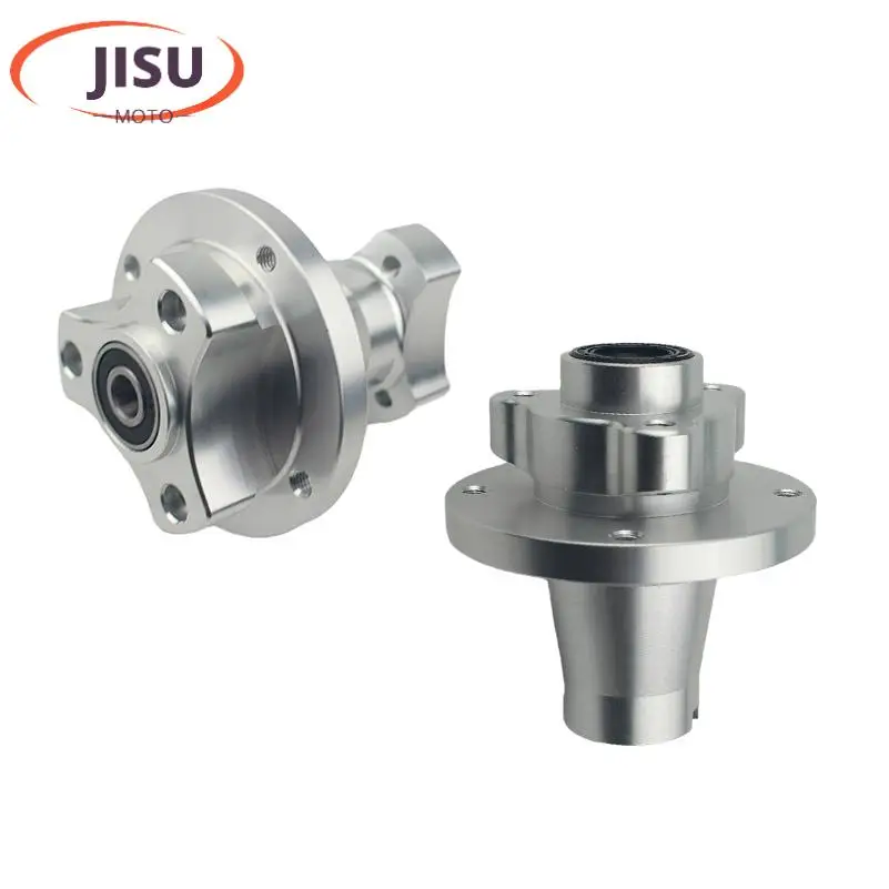 

Серебристый обод ступицы переднего и заднего дискового тормоза с ЧПУ для Dax Ruckus Zoomer Z50bike