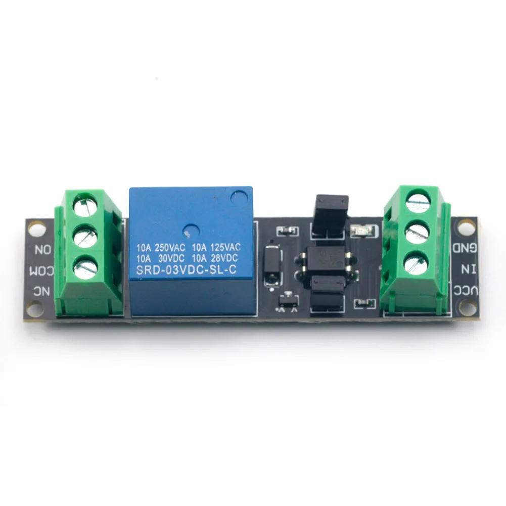 Relay Module 5 pcs 3V Input with Clear Pinout Markings and Low Power Consumption for Microcontroller Signal Switching