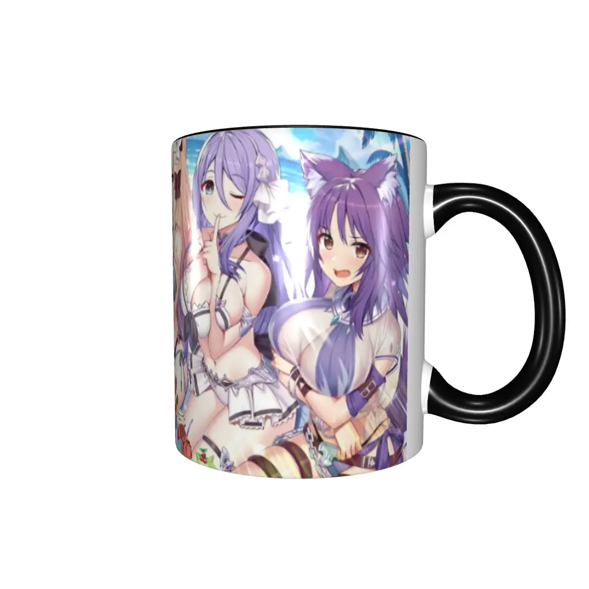 Anime Japan Game Tenkafumas Comic Coffee Mug DIY Ceramic Tea Milk Cups