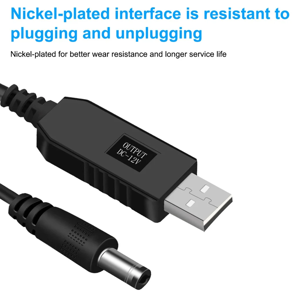 Usb ao cabo de alimentação da c.c. para o orador do fã do roteador usb à c.c. 3.5mm jack 5v a 12v cabo de carregamento adaptador do conector da tomada do cabo de alimentação